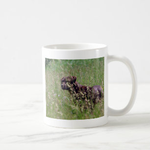Mug Chien dans l'herbe haute