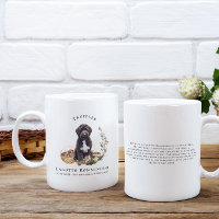 Chien d'aquarelle Lagotto Romagnolo | Monogramme