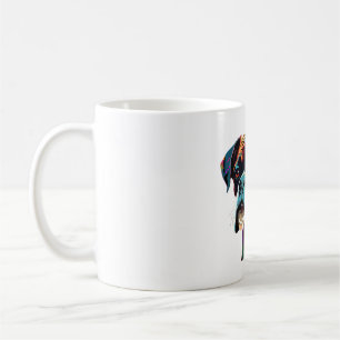 Mug Chien de boîte coloré