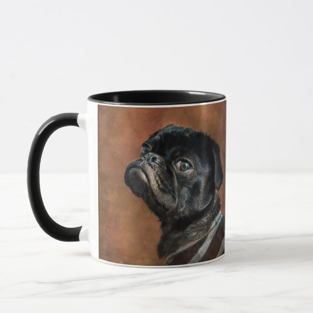 Mug Chien de Carlin noir (Gauche)