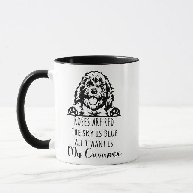 Mug chien de cavapoo (Gauche)