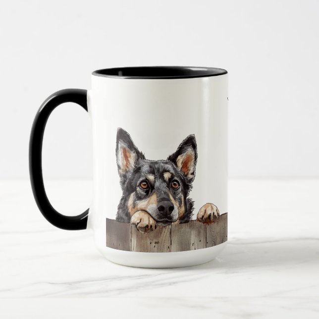 Mug Chien de chasse suédois Vallhund (Gauche)