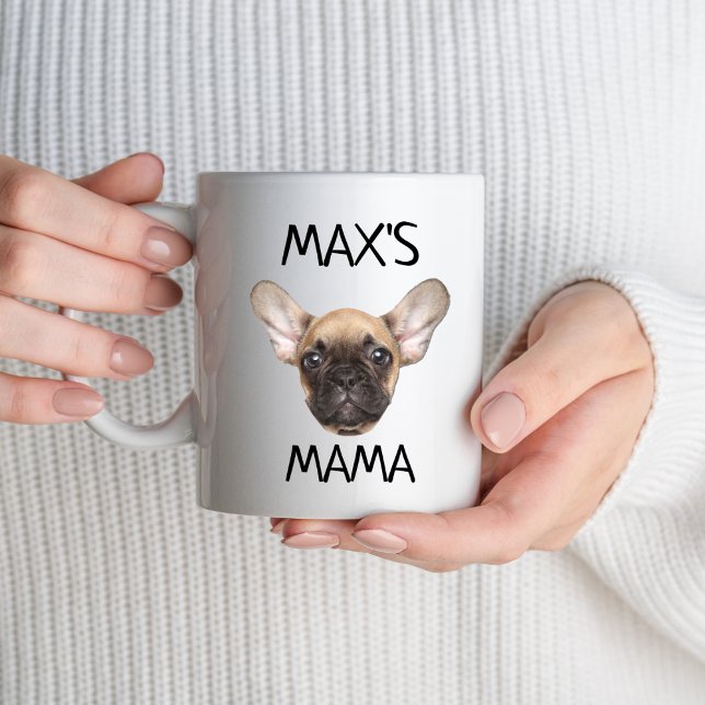 Mug Chien de chat personnalisé Nom du visage Propriéta (Créateur téléchargé)