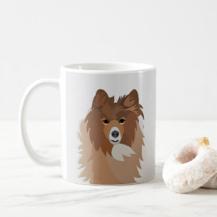 Mug Chien de compagnie Sheltie Chien