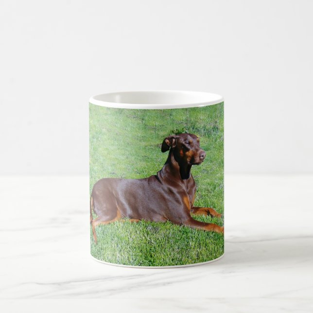 Mug Chien de dobermann (Centre)