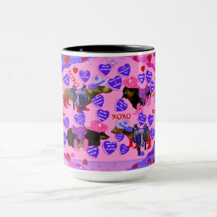 Mug Chien de la Saint-Valentin Weenie