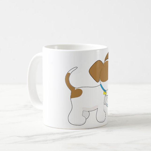 Mug Chien de marionnettes blessé (Devant gauche)