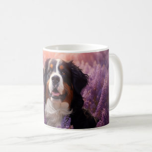 Mug Chien de montagne bernois en lavande