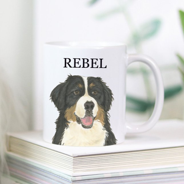 Mug Chien de montagne bernois personnalisé (Créateur téléchargé)