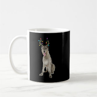 Mug Chien de Noël irlandais Wolfhound Reindeer