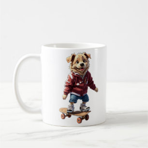 Mug Chien de patinage