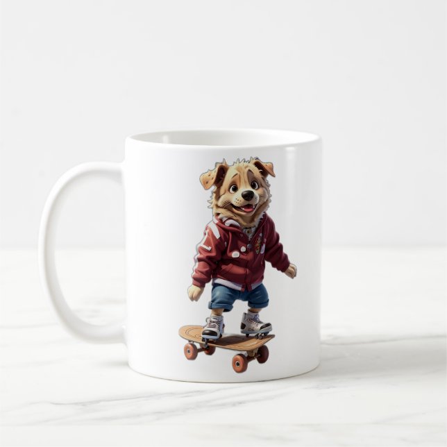 Mug Chien de patinage (Gauche)