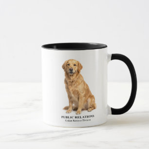 Mug Chien de relations publiques Golden Retriever