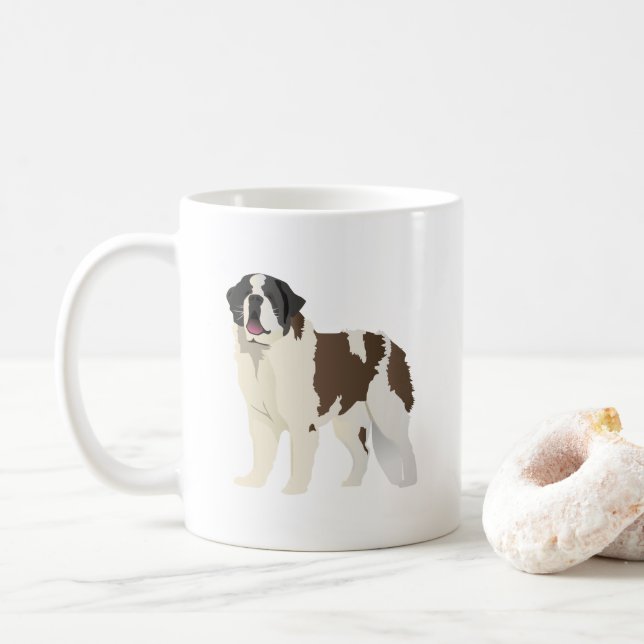 Mug Chien de Saint Bernard (Avec donut)