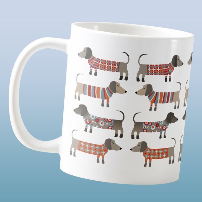 Mug Chien de saucisse Dachshund (Dachshund Wiener Sausage Dog mug)