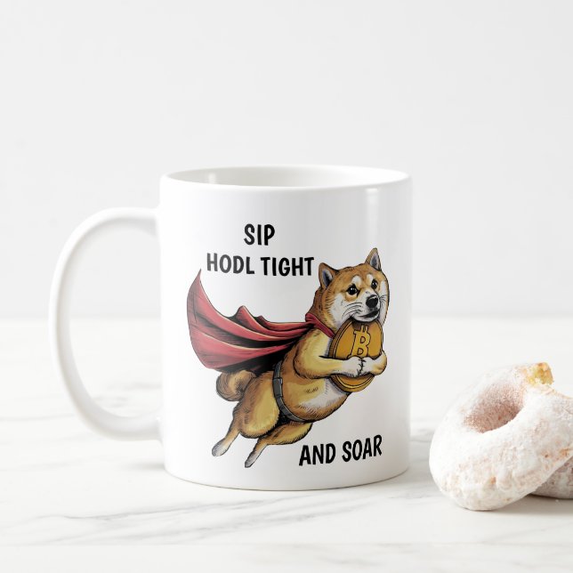 Mug Chien de Shiba Inu (Avec donut)
