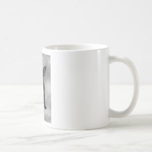 Mug Chien de taureau français assis aquarelle peinture