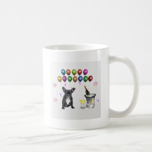 Mug Chien de taureau français Nouvel An