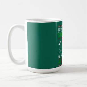 Mug Chien de taureaux français laide pull Noël Pajama