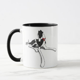 Mug Chien de vache noir et blanc