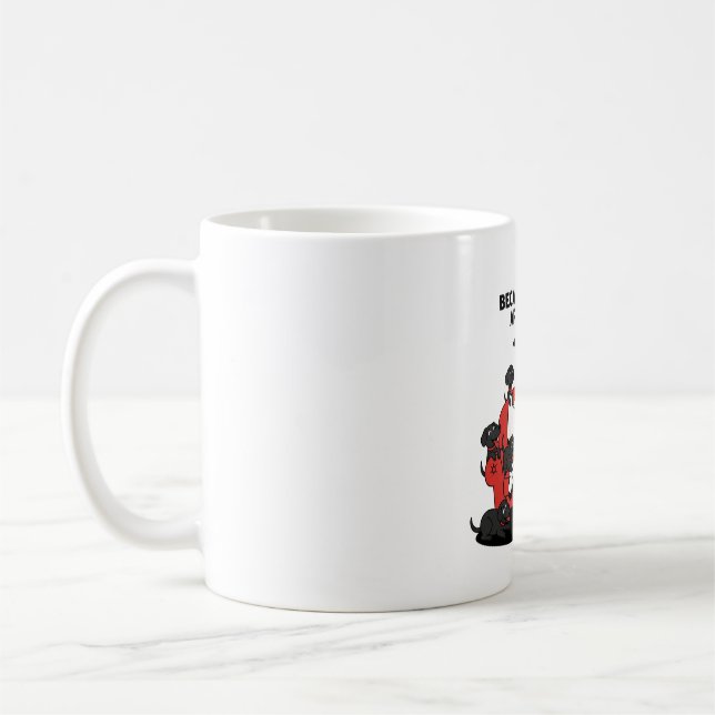 Mug Chien d'Halloween effrayant Fantôme effrayant 23 (Gauche)