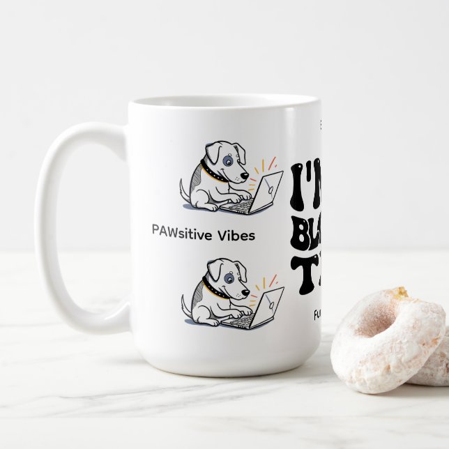 Mug chien drôle (Avec donut)