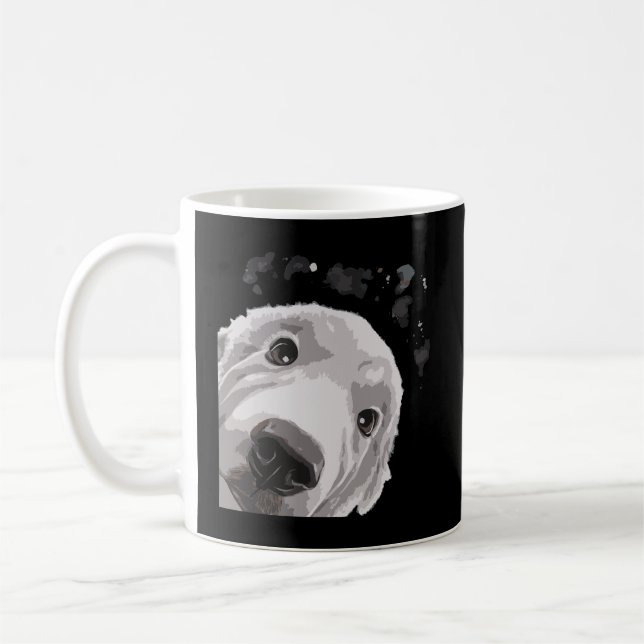 Mug Chien drôle Great Pyrenees (Gauche)