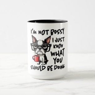 Mug Chien drôle je ne suis pas autoritaire