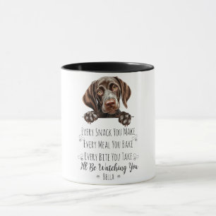 Mug Chien drôle personnalisé Pointer allemand mignon
