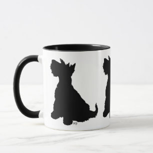 Mug Chien écossais assis