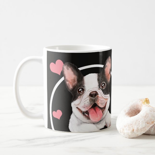 Mug Chien Français De Chien De Chien De Chien Chaque S (Avec donut)