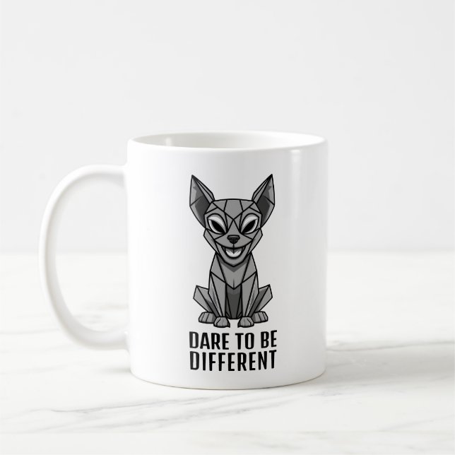 Mug Chien géométrique (Gauche)