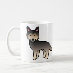 Mug Chien Husky Sibérien de dessin animé Agouti