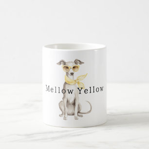 Mug Chien Italien Élégant Jaune Clair