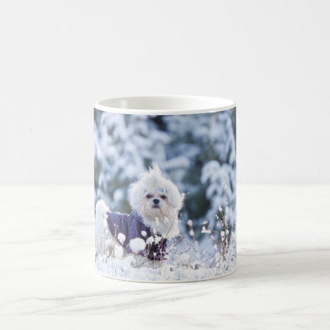 Mug Chien maltais mignon (Centre)