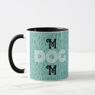 Mug Chien Maman mignonne tendance typographie de la mu