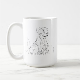 Mug Chien Mignon Retriever Golden, Tasse à Café po