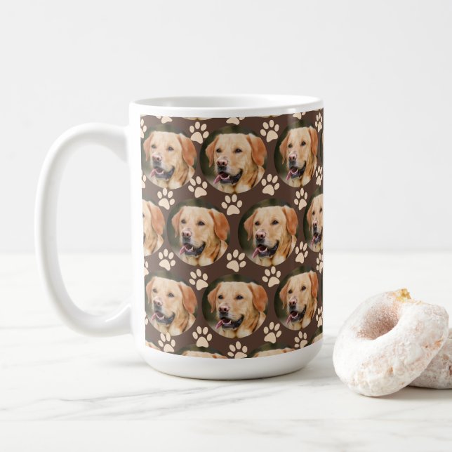 Mug Chien Motif photo pour animal domestique personnal (Avec donut)