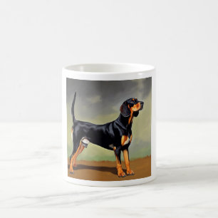 Mug Chien noir et blanc