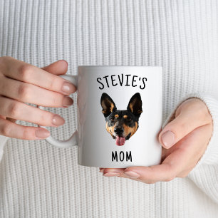 Mug Chien Nom du visage Chiot Aimants Chien Maman Chie