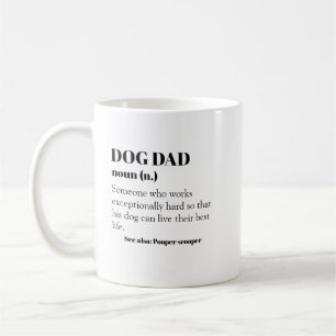 Mug Chien Papa Drôle Définition Mot Noun Cadeau Cadeau