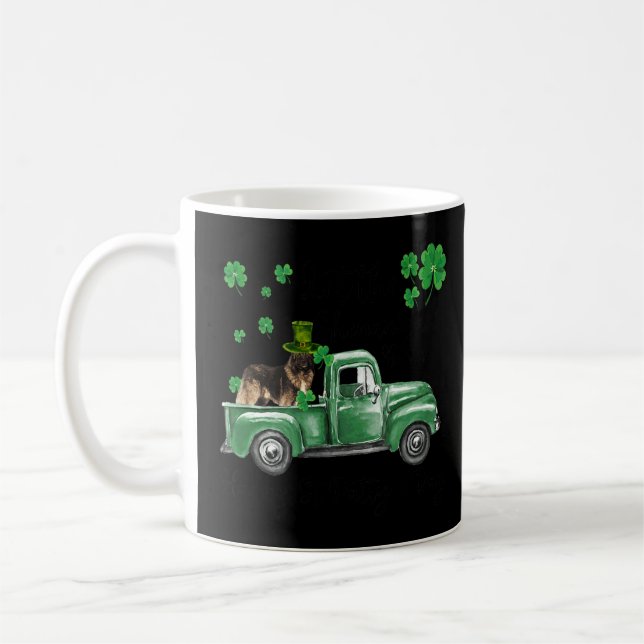 Mug Chien pasteur du Caucase heureux Jour de la St Pat (Gauche)