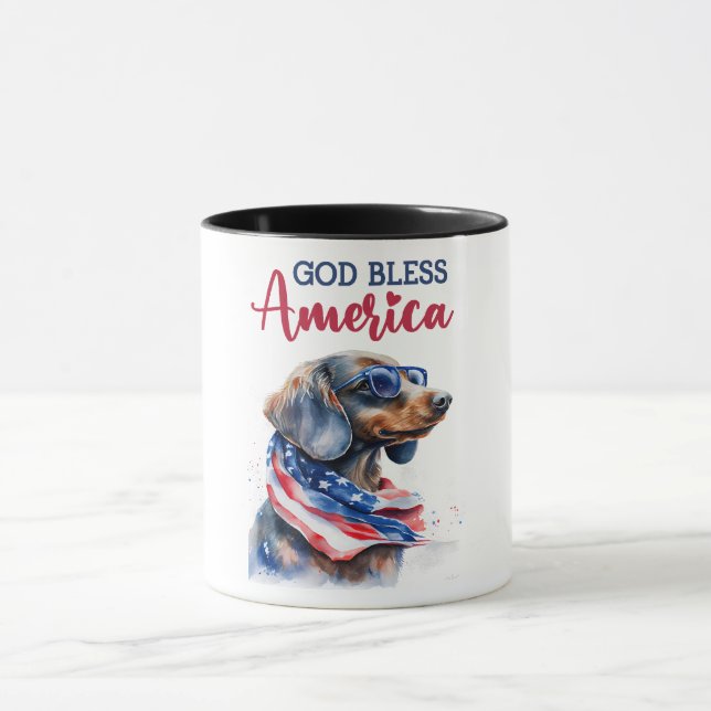 Mug Chien patriote-Dachshund (Centre)