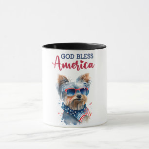 Mug Chien patriotique Yorkie