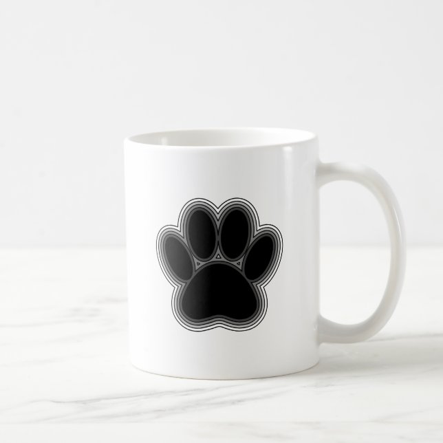 Mug Chien Paw Avec Plan (Droite)