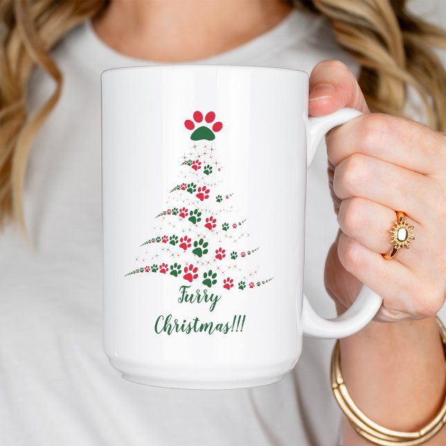 Mug Chien Paw Christmas Tree | Fer Noël (Créateur téléchargé)