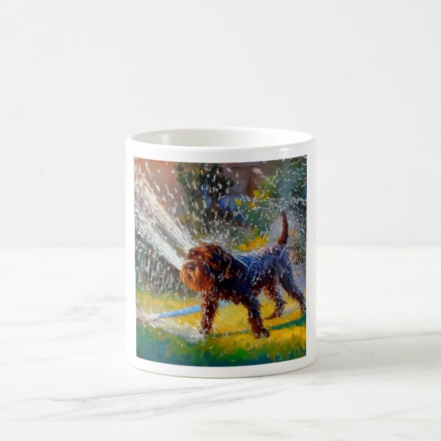 Mug Chien pointeur À poils durs allemand (Centre)