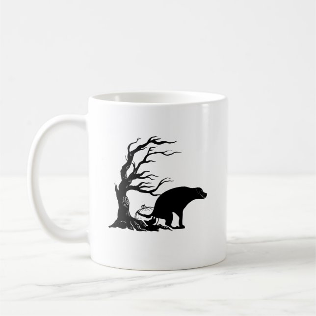Mug Chien qui fait caca Halloween (Gauche)