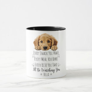 Mug Chien Retriever Doré Mignon Personnalisé Drôle