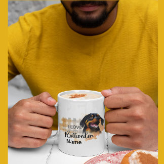 Mug Chien Rottweiler Pet Café Mug, Coupe